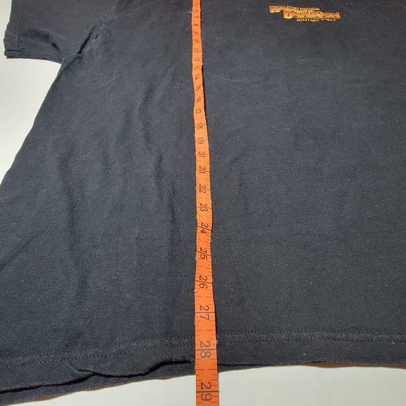Harley-Davidson Military Sales T-Shirt Men XL Patriotic Plane Biker Motorcycle - Picture 5 of 7